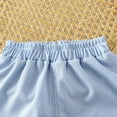 thumbnail image 4 of SROBPTY Girls Summer Outfit Sets Clothing,Kids Sets,Fashionable Children's Round Neck Sleeveless Top Elastic Waist Shorts Summer Casual Suit, 4 of 5