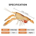 thumbnail image 6 of TRUSCEND Easy Catch Pre-rigged Soft Fishing Lures for Freshwater and Saltwater, Super Durable TPE Bass Jig Lures, Lifelike Shrimp Bait, Weedless Crayfish Lures, Amazing Fishing Gifts, Keep Separately, 6 of 7
