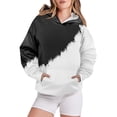 thumbnail image 1 of Cathalem Sweat à Capuche en Polaire pour Femmes, Vêtements d'Automne, Blanc L, 1 of 4