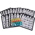 thumbnail image 3 of Bingo Set Traditional Bingo Lottery Family Game Set Cage Balls Cards Counters Party Bingo Game, 3 of 6