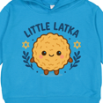 thumbnail image 3 of Inktastic Little Latka Cute Hanukkah Design Toddler Hoodie, 3 of 4