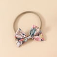 thumbnail image 4 of GYRATEDREAM Newborn Baby Girl Fall Winter Outfit Set Infant Toddler Floral Print Lace Trim Romper Dress Ruffles Long Sleeve Clothes with Bow Headband Pink for 0-18M, 4 of 8