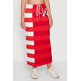 thumbnail image 3 of Women's Striped New York Graphic Snap Button Detail Skirt, 3 of 4