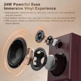thumbnail image 4 of Tocadiscos RetroAudio de vinilo retro con parlantes de 24 W y Bluetooth, 4 of 9