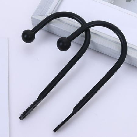 

Ncandy Clearance Sale picture hangers Curtain Heavy Curtain Metals Hooks Curtain 2 Screws Tie Wall-Mounted Hooks Window Decorative Tools & Home Improvement adhesive hooks