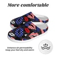 thumbnail image 6 of Kdxio American With Lips Women's Men's Slippers Plush Slip-On House Slipper for Winter Indoor Soft Cushion Non-slip Fluffy Slides Slippers-35/36, 6 of 7