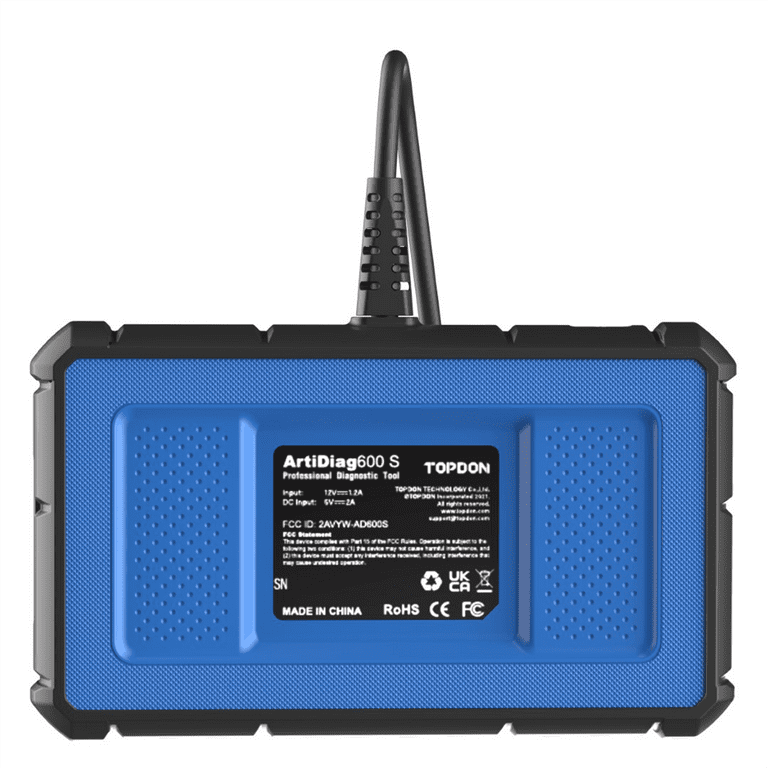 TOPDON Arti Diag 600s 車両 診断機 Topdon-自動車診断ツール,車両スキャナー,artidiag600s,OBD2