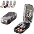 thumbnail image 1 of HUGFEGWE Portable Pill Cutter Box, Pill Cutter Splitter for Small and Tiny Pills with Stainless Steel and Centering Guide Tablet, Accurate Pills Alignment, Cutters Halves/Third/Quarters AZ824-13803, 1 of 7