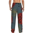 thumbnail image 3 of Daiia Ladybug Men's Sleep Pant with Pockets and Drawstring,Pajama Pants-XX-Large, 3 of 9