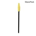 thumbnail image 4 of Vogacara 50 Uds cepillo de limpieza de pestañas Mini aplicador de máscara de una sola vez brochas de maquillaje desechables suministros para Type3 NO3, 4 of 5
