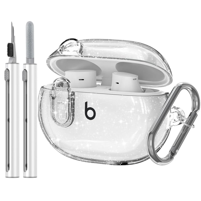 Kit de Estuche con Brillantina Transparente para Beats Studio Buds Plus