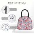 thumbnail image 4 of Easygdp Birds Flowers Large Insulated Lunch Bag，Aluminum Lining, Spacious Design, Leakproof, Ideal for Work, Picnics, Travel, and Outdoor Activities-One Size, 4 of 6