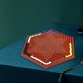 thumbnail image 3 of Juego de damas chinas Sunnimix con 60 Piezas de Canicas de 6 colores Ranura para juego de mesa Mármol acrílico, 3 of 8