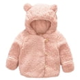 thumbnail image 2 of Esaierr Toddler Baby Autumn Winter Cotton Jacket for Girls,Baby Fleece Thick Warm Hoodie Coats Newborn Winter Outwear for 6M-24M, 2 of 7