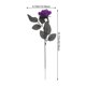 thumbnail image 2 of WEUVEB 10Ud Rosa Artificial Con Calavera Morada Ideal Para Decorar Casas Y Eventos, 2 of 7