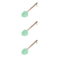 thumbnail image 1 of Billuyoard Depurador de espalda Exfoliante Ducha Cuerpo Cepillo Esponja Bola de fregado con mango largo de madera, verde oscuro Type1 NO1 Billuyoard CBP023358, 1 of 6