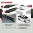 thumbnail image 3 of Yakima Tracks 54 Inch Car Roof Top Low Profile Rack System with PlusNuts, 3 of 7