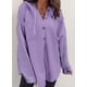thumbnail image 2 of Sudadera con capucha SHEWIN Oversized para mujer, color morado, talla L, 2 of 4