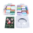 thumbnail image 1 of 50 Colours  Clay Set  Clay Set 50 Colours Modelling Clay Set DIY Safe Eco Friendly Light Easy Mouldable  Clay Set For Children Over 3 Years Old, 1 of 8