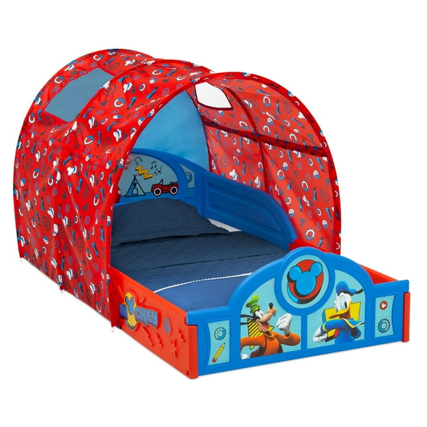 Disney Mickey Mouse Sleep and Play Toddler Bed with Tent by Delta