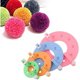 thumbnail image 3 of Romote Set de 8 4 Größen Pom Pom Maker Pom Pom Set Fluff Kugel-Weber-Nadel Craft Tool Kit para Mützen Schals Kleidung Strickmütze Basteln Ormromra MZQ-0787, 3 of 8