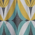 thumbnail image 4 of Designart 'Abstract Retro Design VII' Mid-Century Modern Curtain Panel, 4 of 5