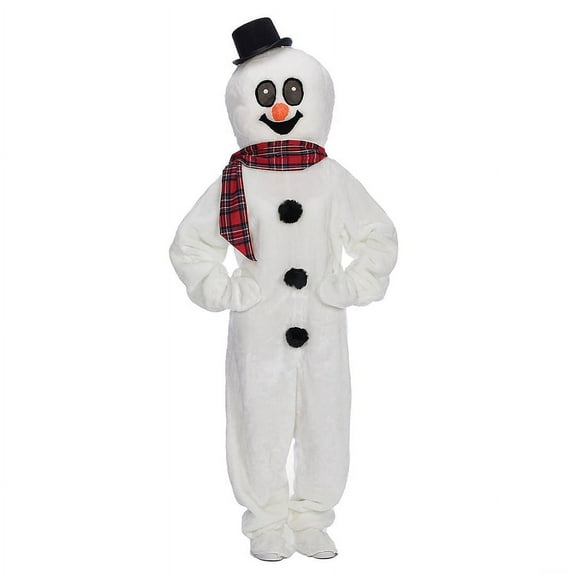 Halco Adult Snowman Suit with Mascot Head Costume - Size Medium