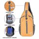 thumbnail image 2 of Crossbody Sling Backpack Daypack: Yellow Sling Bag Travel Hiking Walking Antitheft Chest Bag For Man Woman, 2 of 5