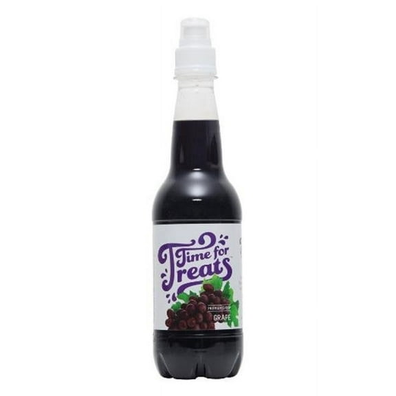 Time for Treats Gluten Free Grape Flavored Syrup, 16.9 oz Bottle