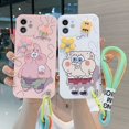 thumbnail image 2 of Funda De Cordón De Dibujos Animados De Bob Esponja Para Huawei Y5P Y5 Y6S Y6 Y7 Y8S Y9 Y9S 9X Pro Prime 2018 2019 Blanda De Armadura Anticaída Para Teléfono Móvil, 2 of 4