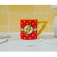 thumbnail image 3 of DC Comics The Flash Logo Ceramic Mug With Lightning Bolt Handle | Holds 20 Ounce, 3 of 8