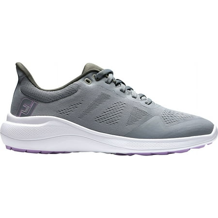 

FootJoy Women s Flex Spikeless Golf Shoes (Grey/Purple 9.5 B US)