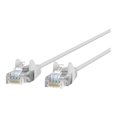 thumbnail image 1 of Belkin Slim - Patch cable - RJ-45 (M) to RJ-45 (M) - 2 ft - UTP - CAT 6 - molded, snagless - white, 1 of 1