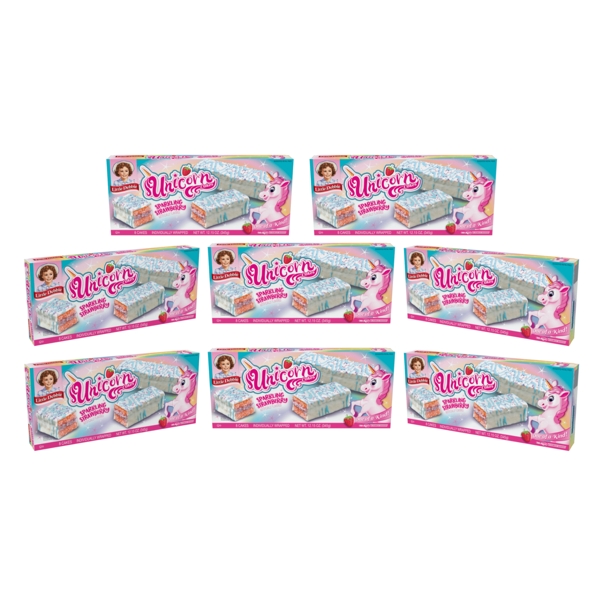 Little Debbie Unicorn Cakes, 8 Boxes
