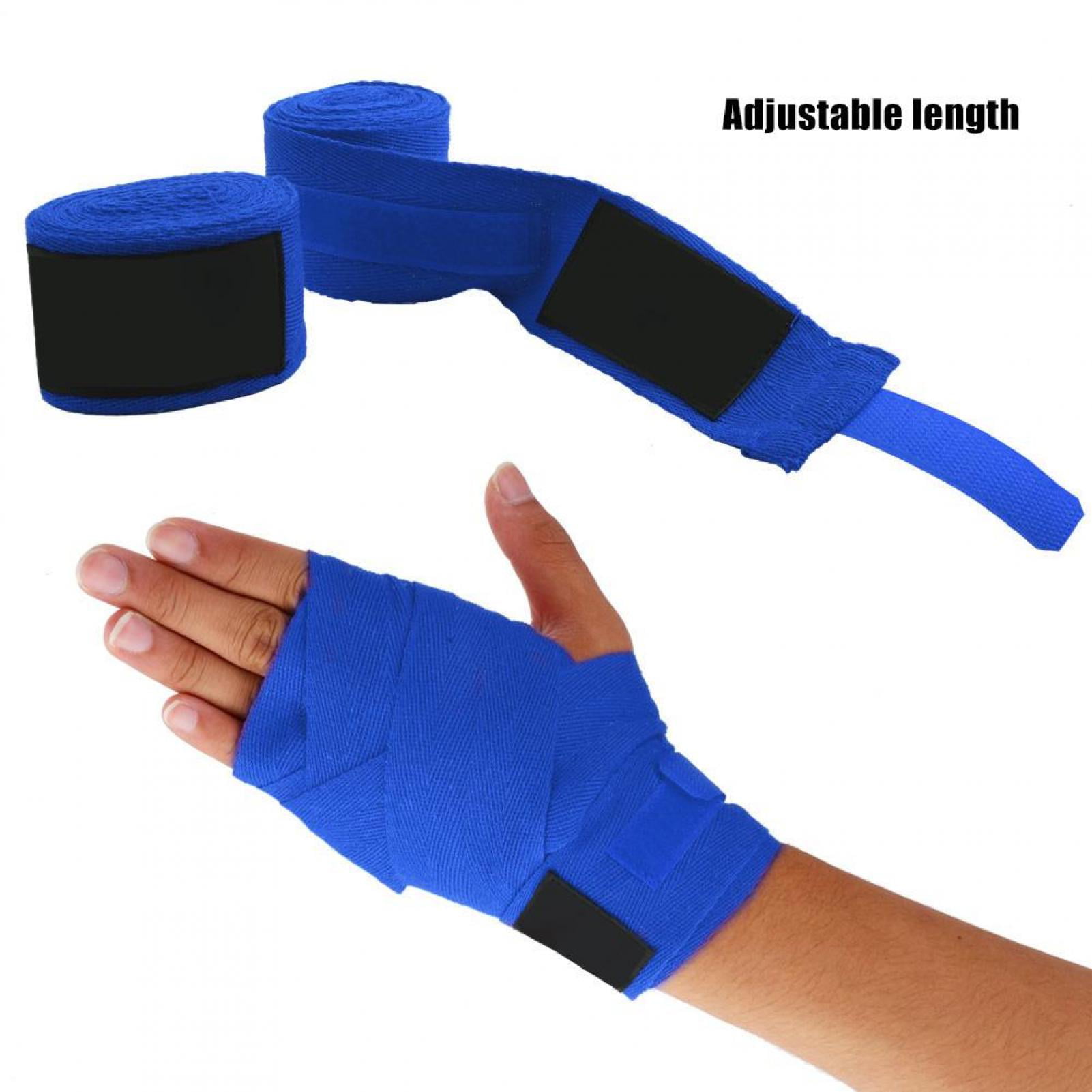 Details about   Boxing Muay Thai Taekwondo Bandage Hand Gloves Wraps Wrist Straps Kickboxing New 