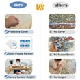 thumbnail image 5 of 1500 Piece Puzzle Table with Folding Legs and 4 Sliding Drawers,34" x 26" Wooden Jigsaw Puzzle Board with Protective Coverfor Adults, 5 of 7