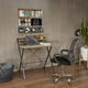 thumbnail image 4 of Silla de Oficina Gerencial TOPLIVING Color Negro CON Cabecera Ajustable Y Base Metalica Giratoria, 4 of 11