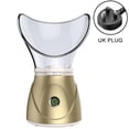 thumbnail image 1 of Vaporizador facial, rociador humectante para la piel, poros faciales, limpiador profundo, vapor térmico, enchufe británico, dorado Advancent CE1757-11B, 1 of 6