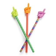Patterned Hand Pointers, 3 Per Pack, 2 Packs