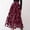Wine, variant on Women's Polka Dot Black Fall Skirt Elegant High Waist Party Wedding Flared A Line Midi Skirts Women Wrap around Dress Flare Dress 2x Dress for Women plus Size Dressy Dresses Chiffon Prom Dress plus