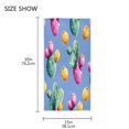 thumbnail image 3 of Bath Towel Single-Sided Printed Highly Absorbent Soft Quick Towel for Bathroom Spa Gym & Sports Prickly Pear Fruit Vector, 3 of 5