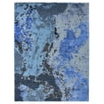thumbnail image 3 of Rugsotic Carpets Hand Knotted Wool & Silk Area Rugs - 8'X10', Rectangle, Multicolor, Abstract Modern Design, High Pile Thick Handmade Anti Skid Area Rugs For Living Room, Bed Room (Nws117), 3 of 10