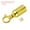 Golden, variant on Uxcell 1.1"x3" Stanchion Rope End Stopper, 2 Pack Cord End Caps Barrier Rope End Cap Snap Hooks, Rose Gold