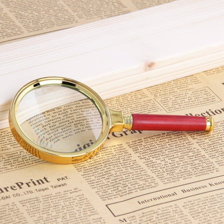10X 70mm Handheld Magnifier 2" Reading Jewelry Loupe Magnifying Glass - lightweight design Gift for Elder and Kid