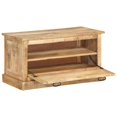 thumbnail image 3 of vidaXL Shoe Storage Bench 85x40x45 cm Solid Mango Wood, 3 of 5