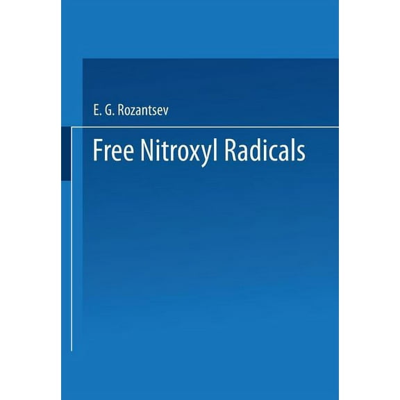 Free Nitroxyl Radicals, (Paperback)