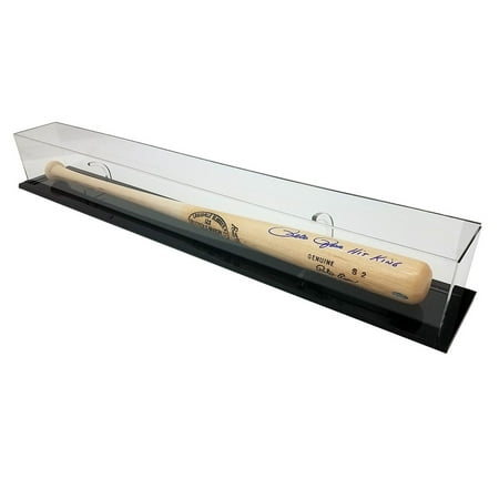 3 Baseball Bat Display Case - Vandue Deluxe Wall Mounted/Tabletop UV-Protected Baseball Bat Display Case
