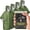 4pk Refill - Grave Robber Green-One Size, variant on 4pk Refill - Grave Robber Green One Size Wearable Mylar Rain Poncho