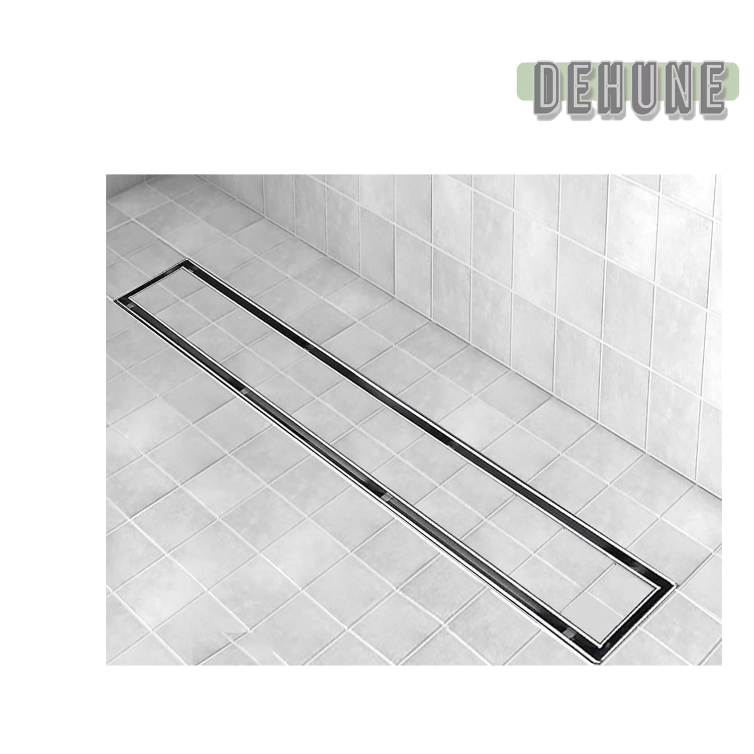 Linear Shower Drain ,Shower Drain 60 inch with Modern Flat&TileInsert