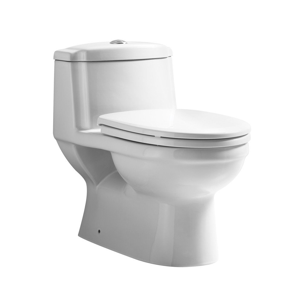 Whitehaus Whmfl3222 Magic Flush Dual Flush One Piece Elongated Toilet